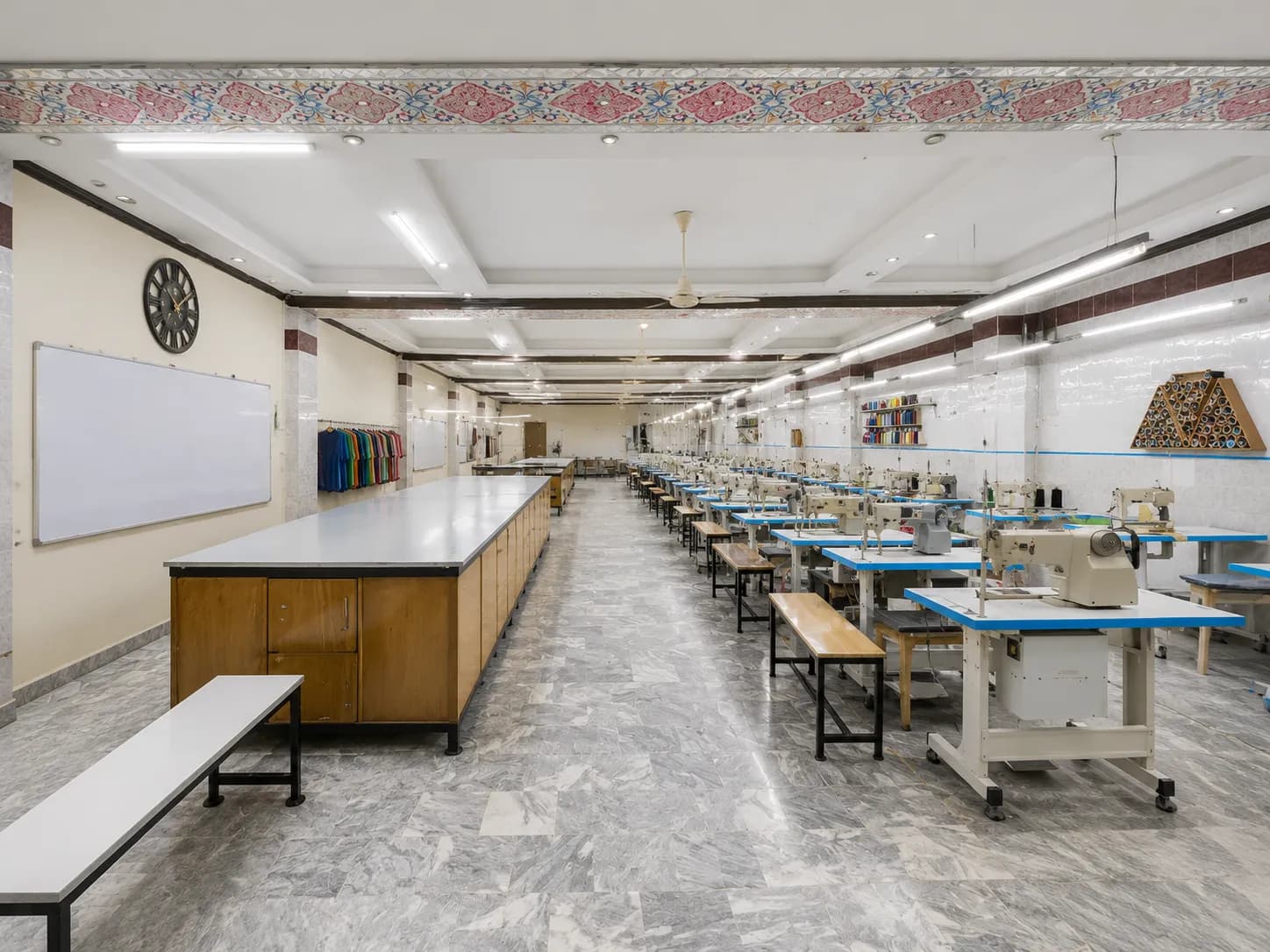 Visual tour of the real clothing factory
