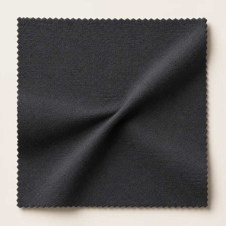 Close-up of four-way stretch polyester-spandex activewear fabric