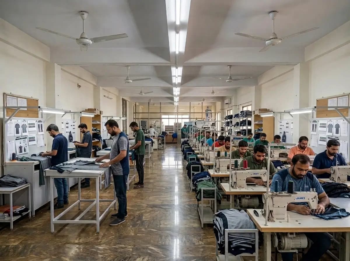 Men's activewear production partner