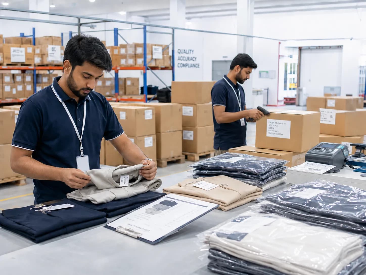 Review & approve stage of GenXport custom sportswear manufacturing