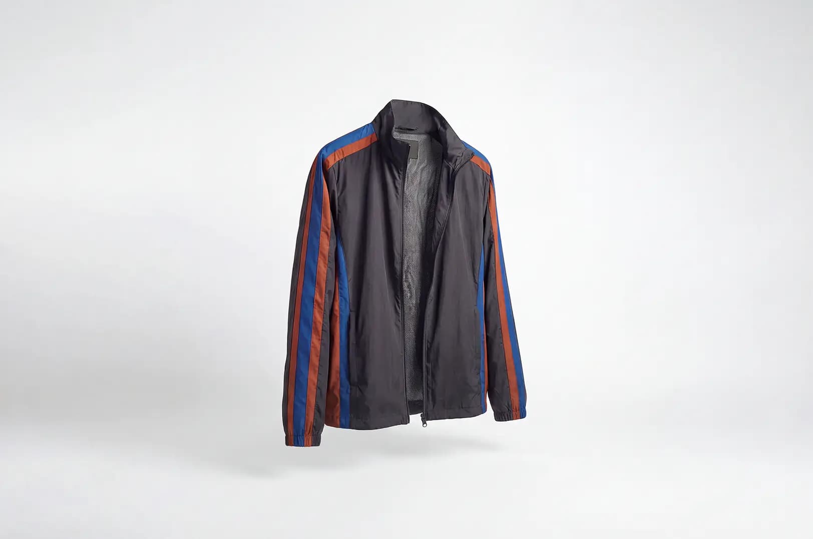 Outerwear jackets and vests with chest and back embroidery