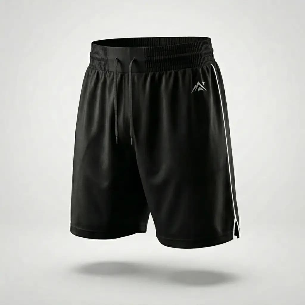 Matching sports uniform shorts