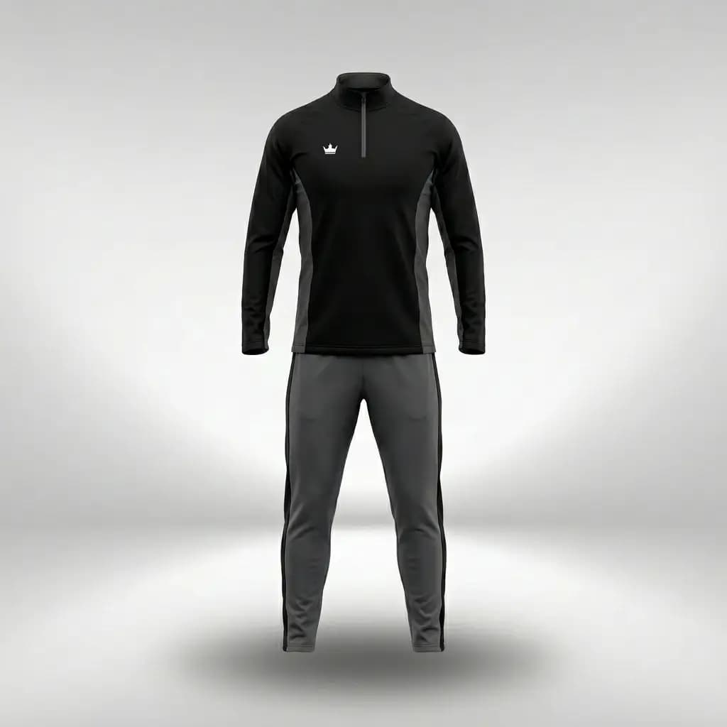 Team training tracksuit for sideline and travel