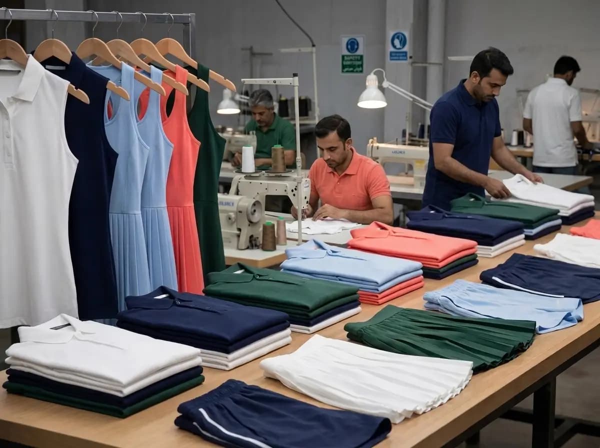 Custom tennis uniform services