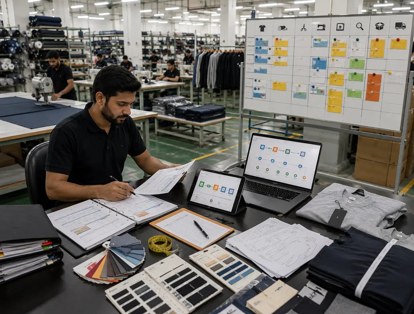 Production Planning for custom streetwear manufacturing