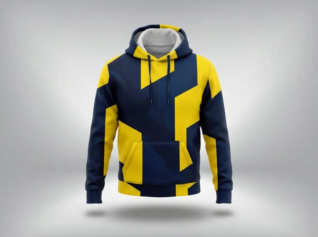 Warm sublimation fleece hoodie
