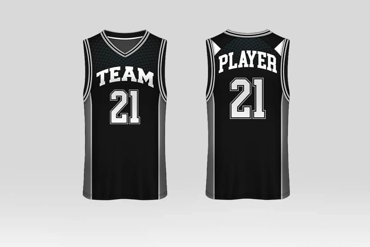 Vinyl heat press names and numbers on basketball jerseys