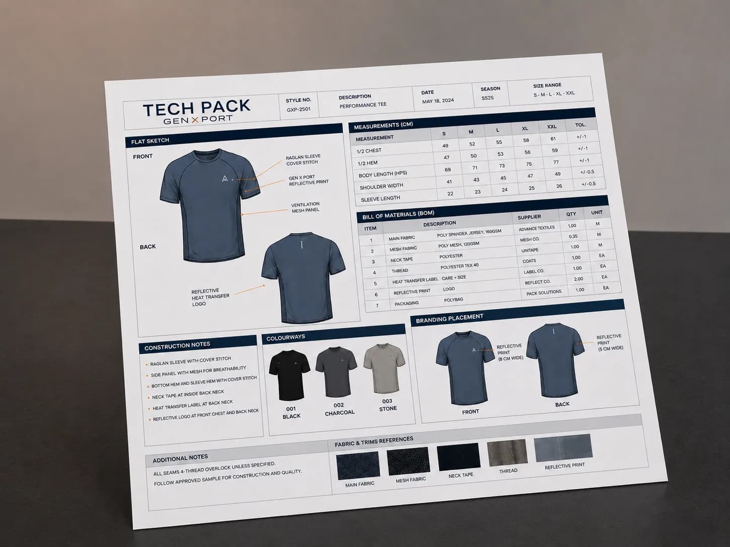 Tech Pack Development