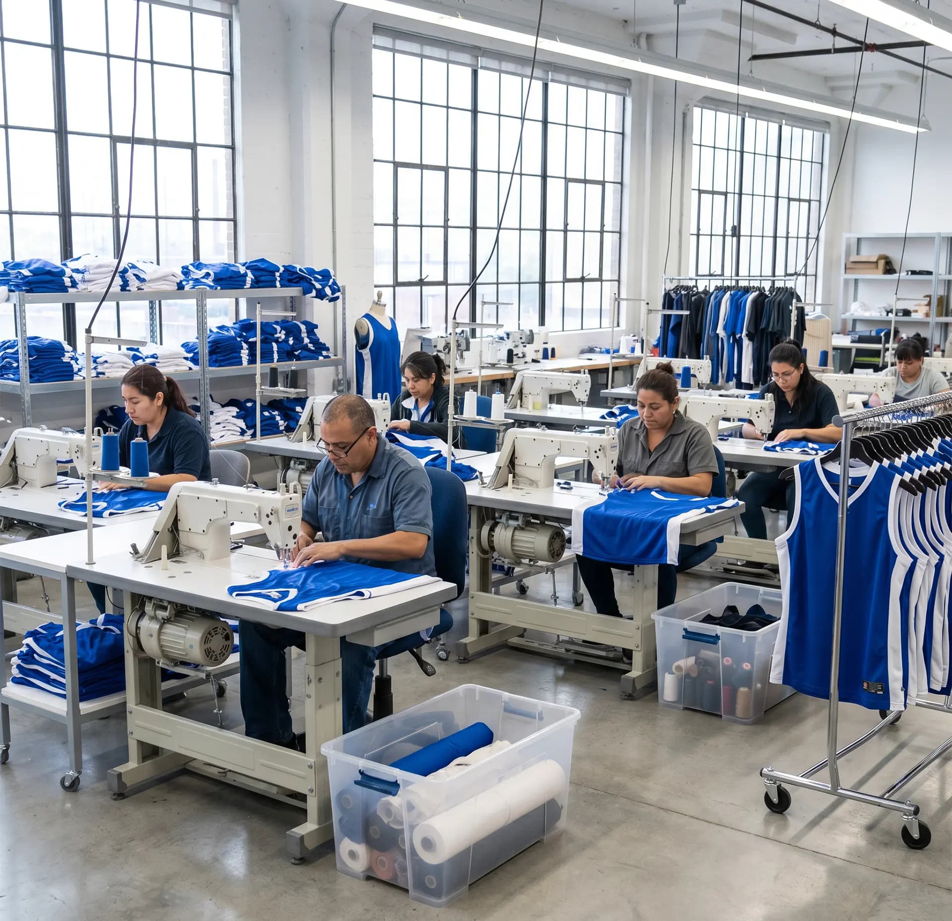 Custom basketball uniform services