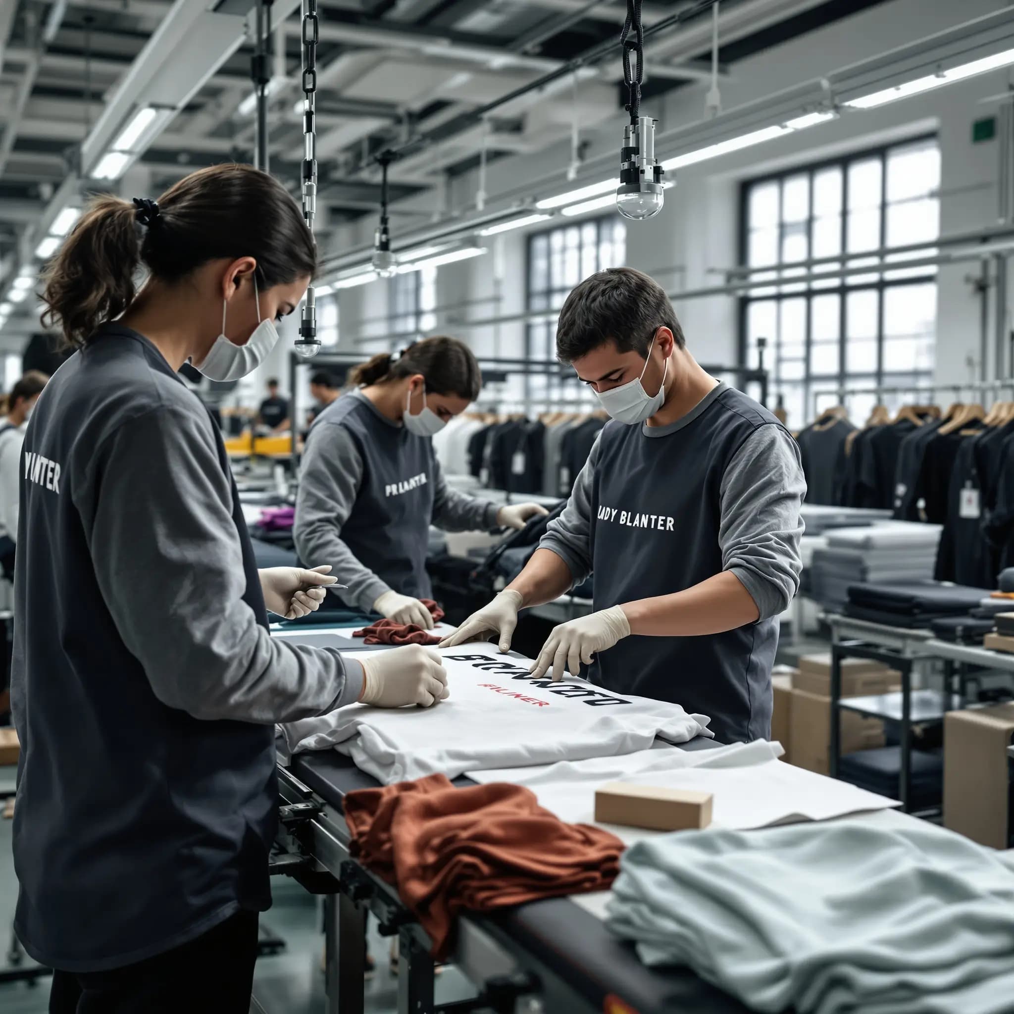 GenXport apparel manufacturing team and production partner