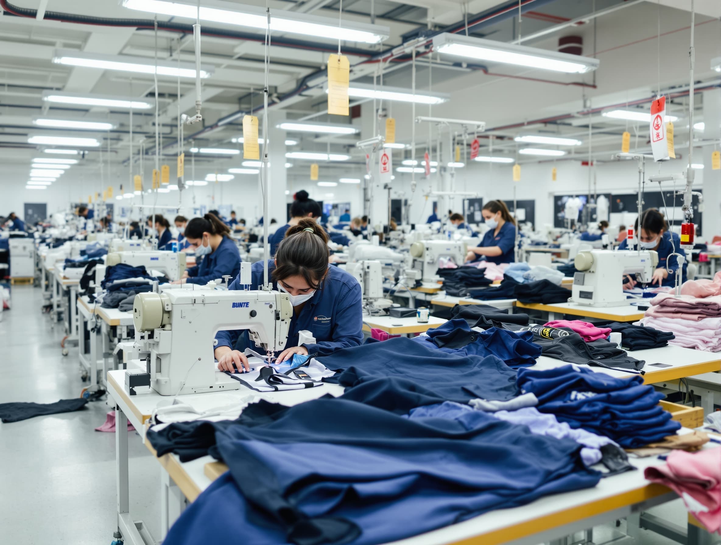 Custom cut and sew apparel production