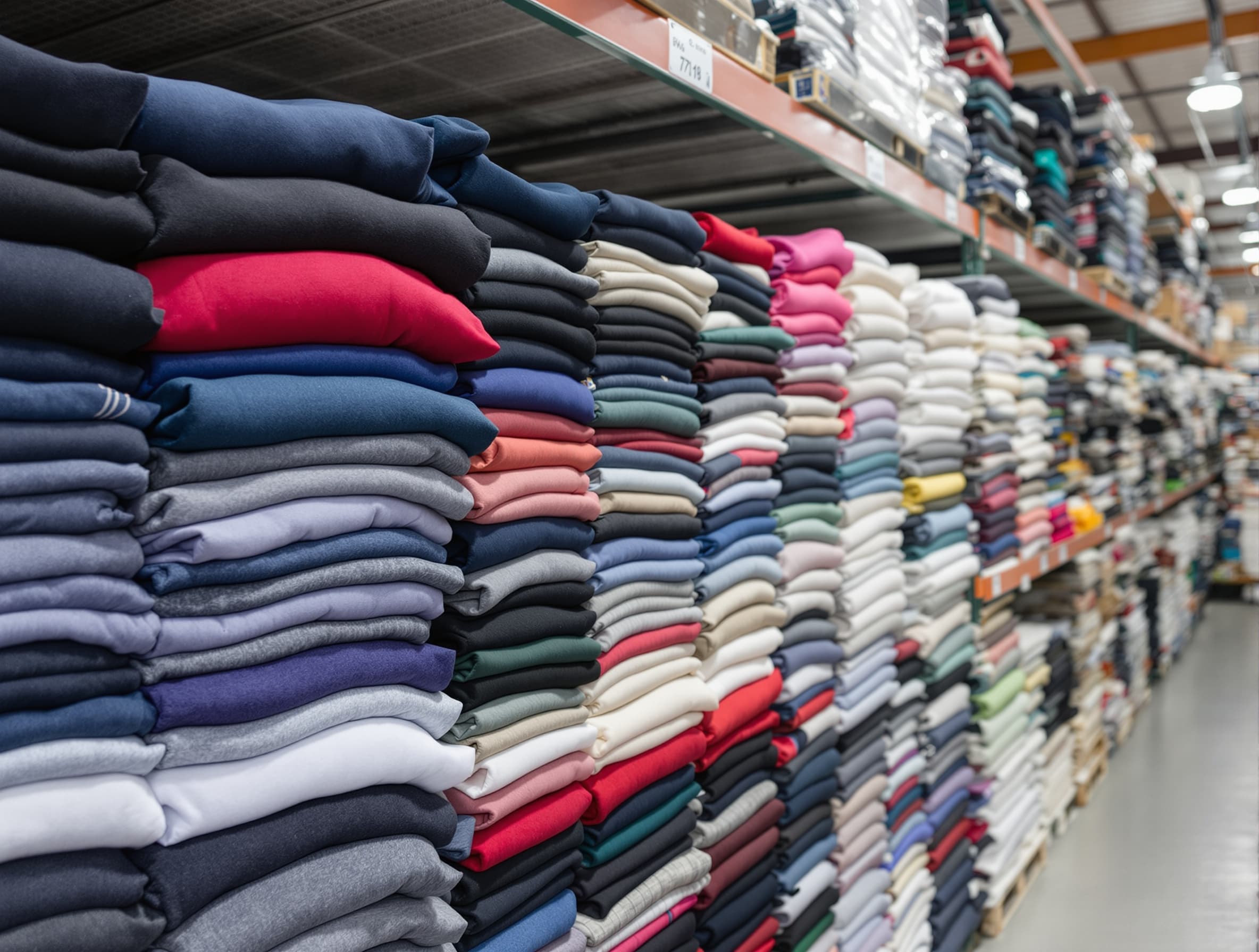 Volume clothing orders and pricing tiers