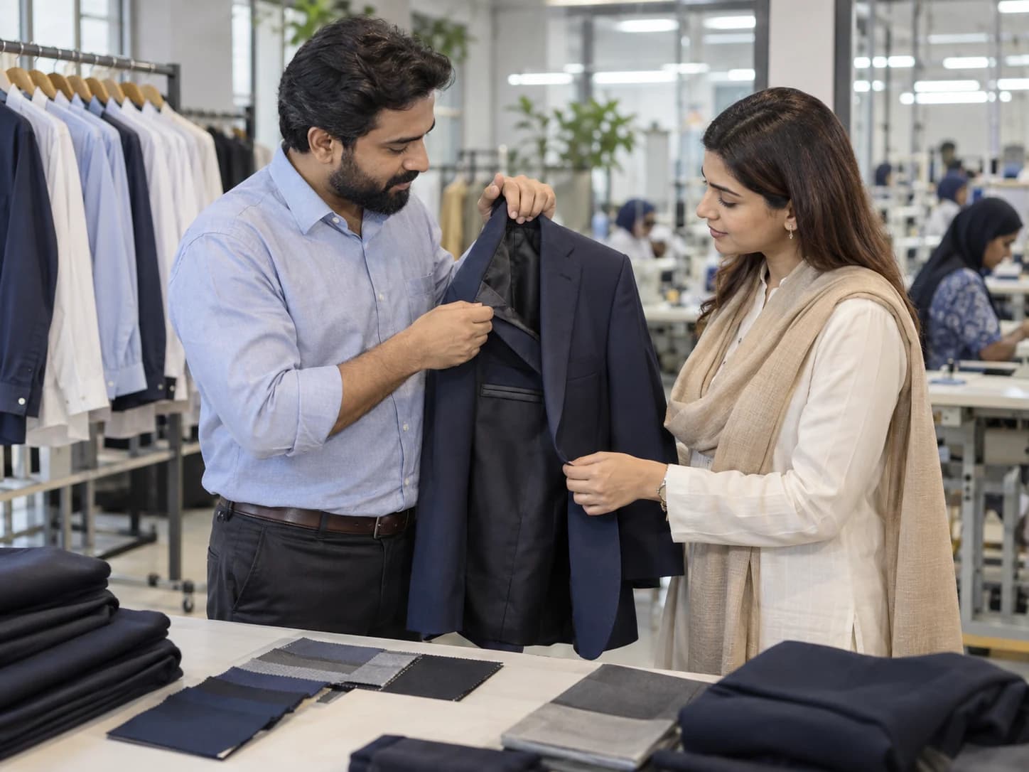 Corporate uniform production partner