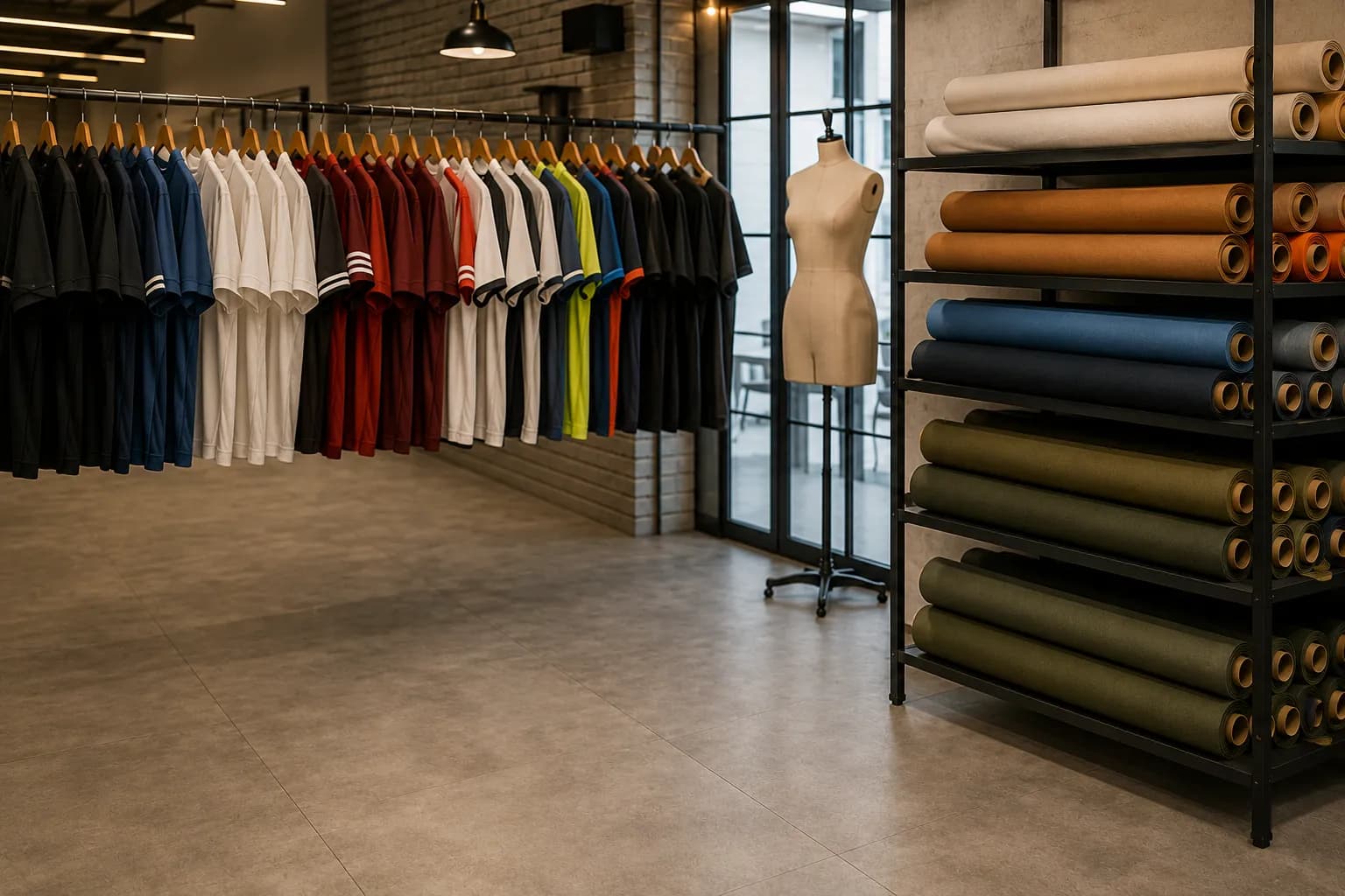 Textile mill fabric production