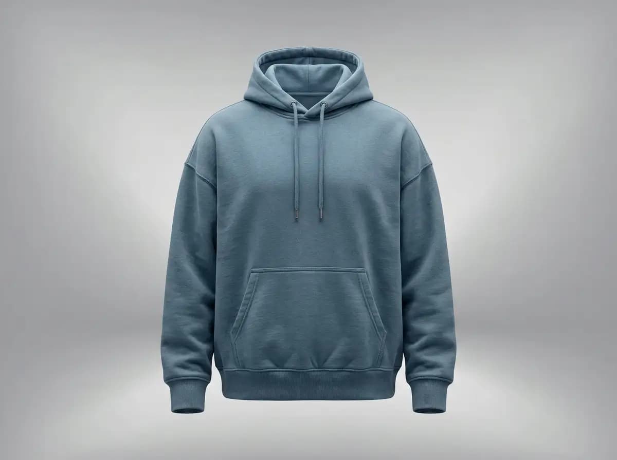 Heavyweight cotton fleece oversized hoodie fabric