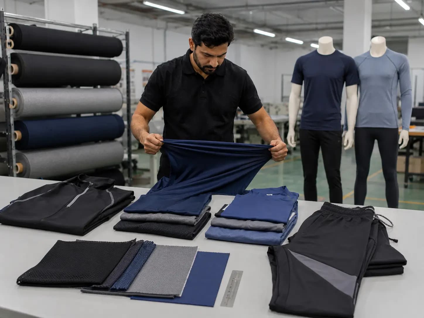 Sportswear and activewear fabric options