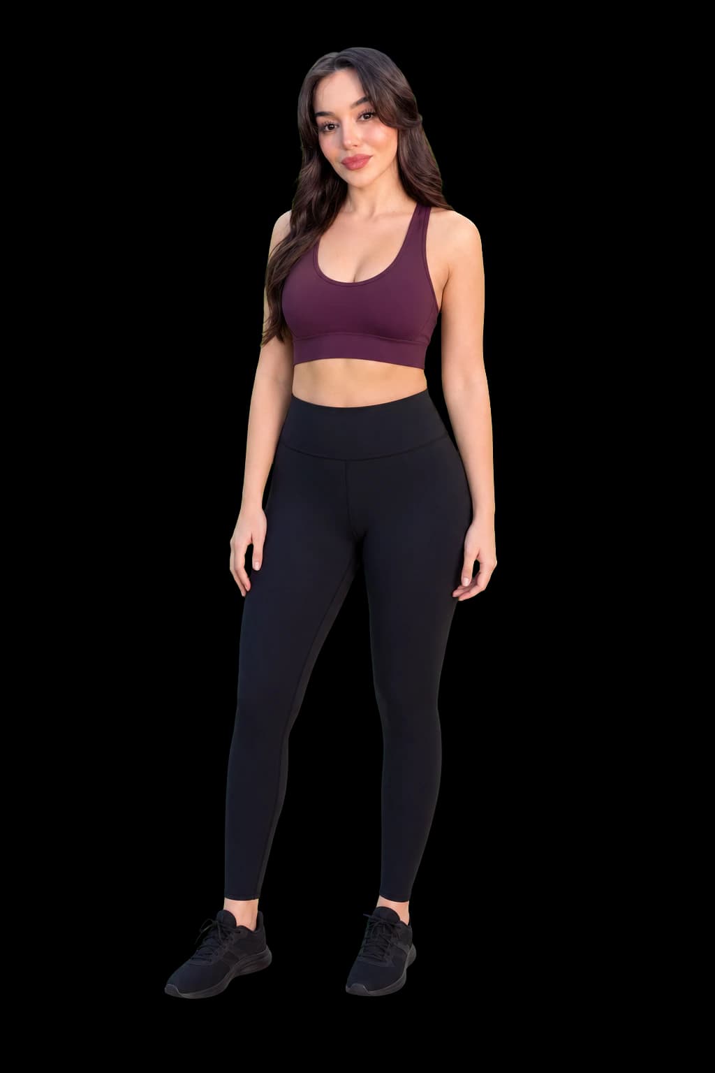 Private label sports bra with moulded cups manufactured by GenXport