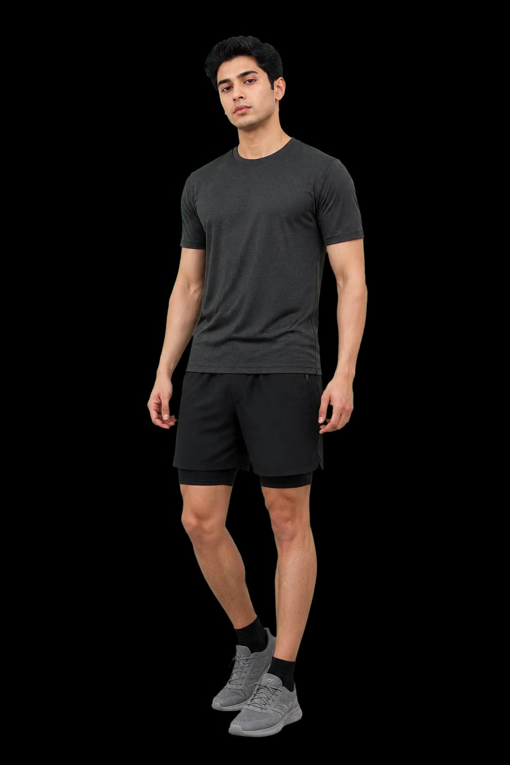 Lined private label training shorts manufactured by GenXport