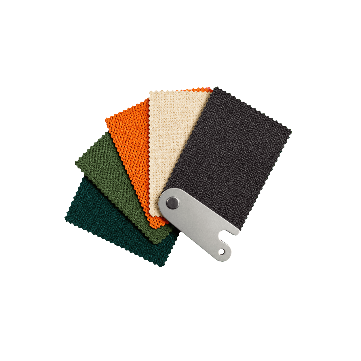 Technical fabric color swatches for accurate color matching