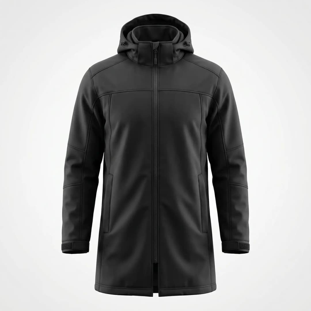 Padded sideline jacket for cold-weather outerwear lines