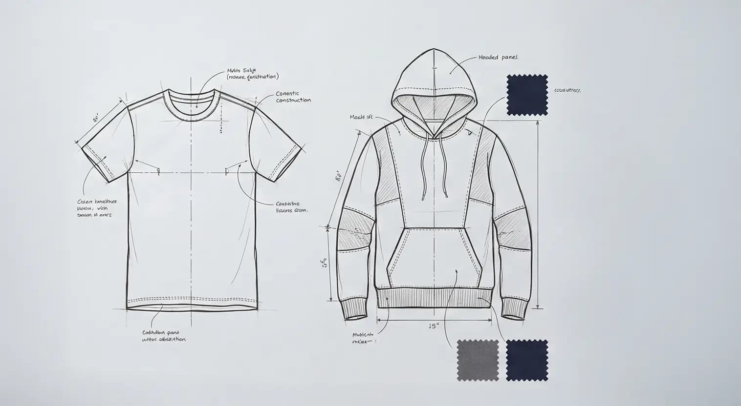 Tech pack and apparel product development for OEM and ODM manufacturing