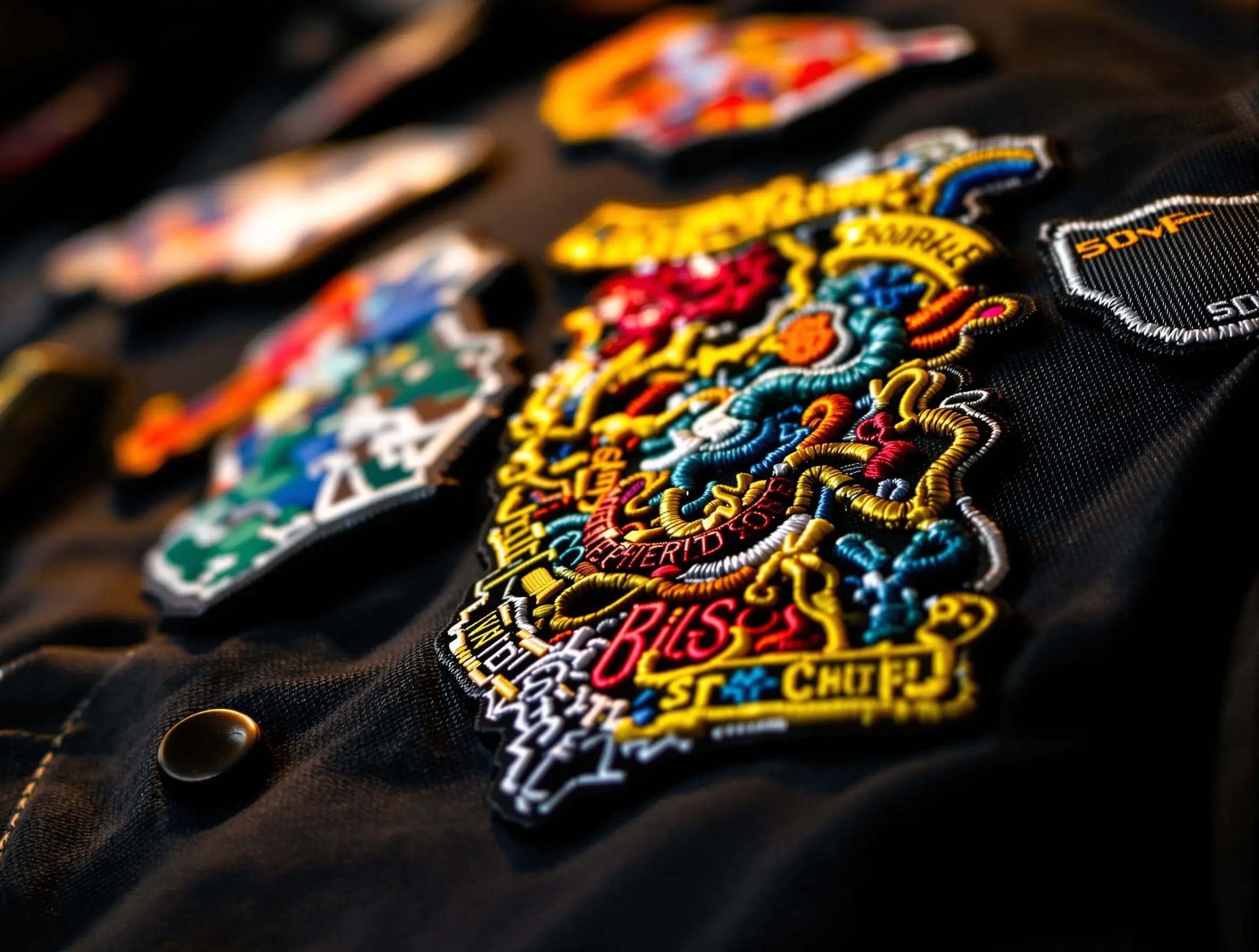 Custom embroidery patches manufacturing