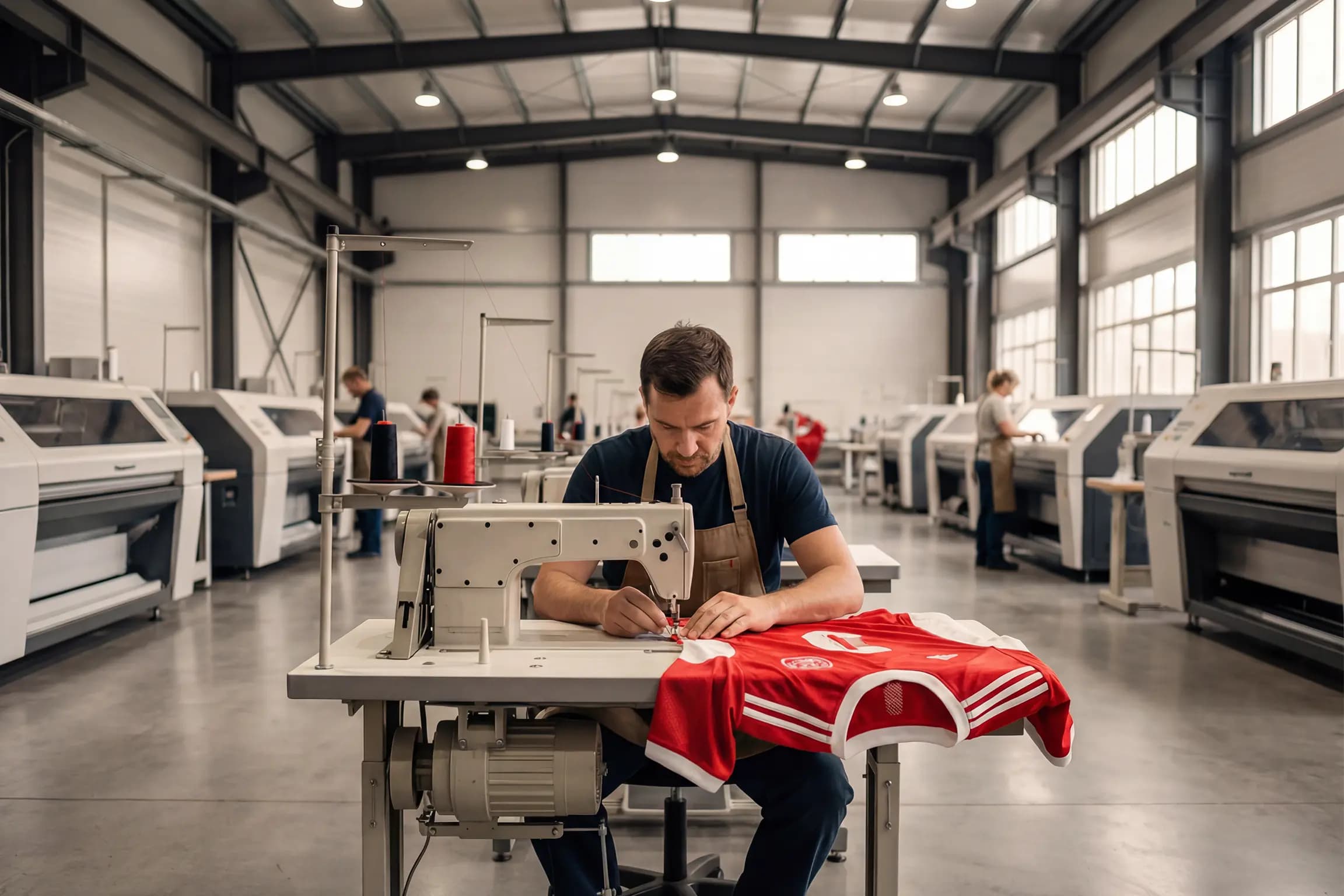 Large B2B Sports Soccer Uniform Manufacturer
