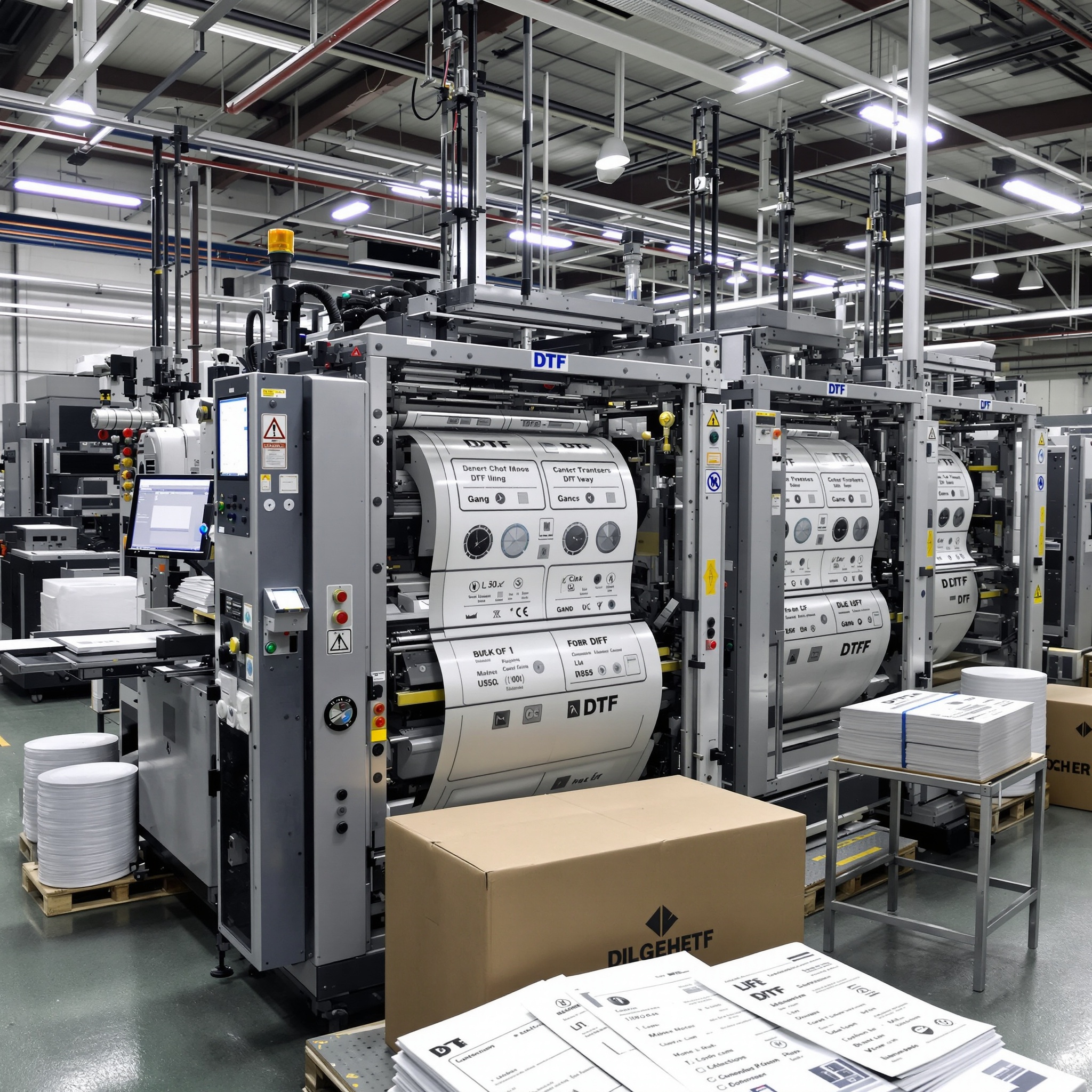 DTF printing production