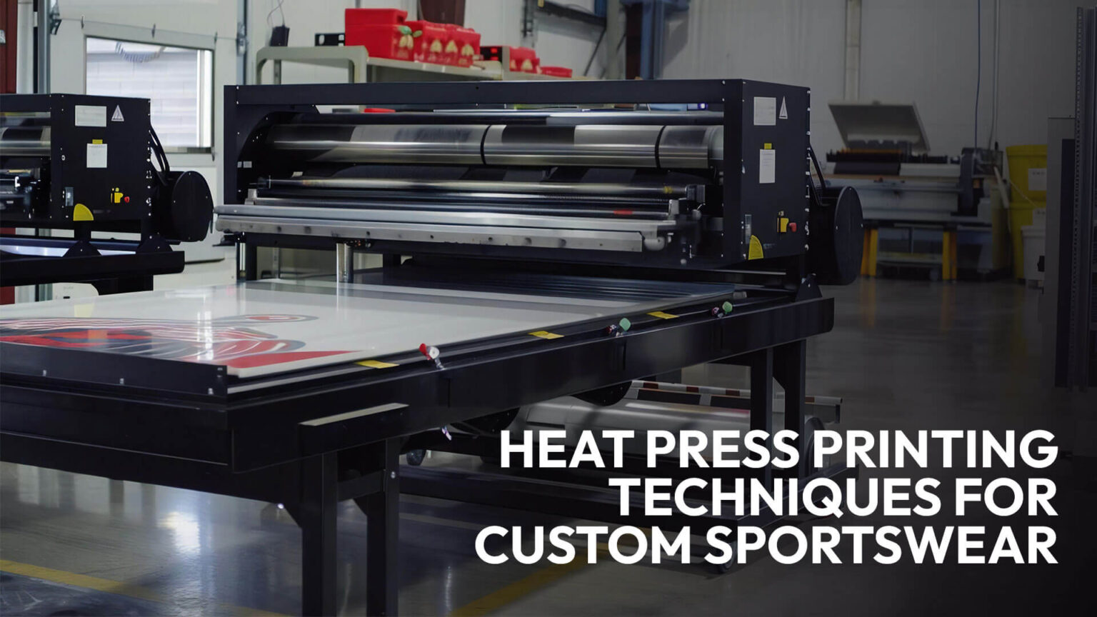 Heat Press Printing Techniques for Custom Sportswear