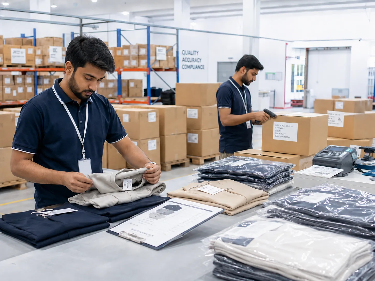 Packing and worldwide dispatch